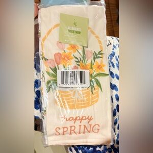 Happy Spring Kitchen Towel 2 pack NEW
